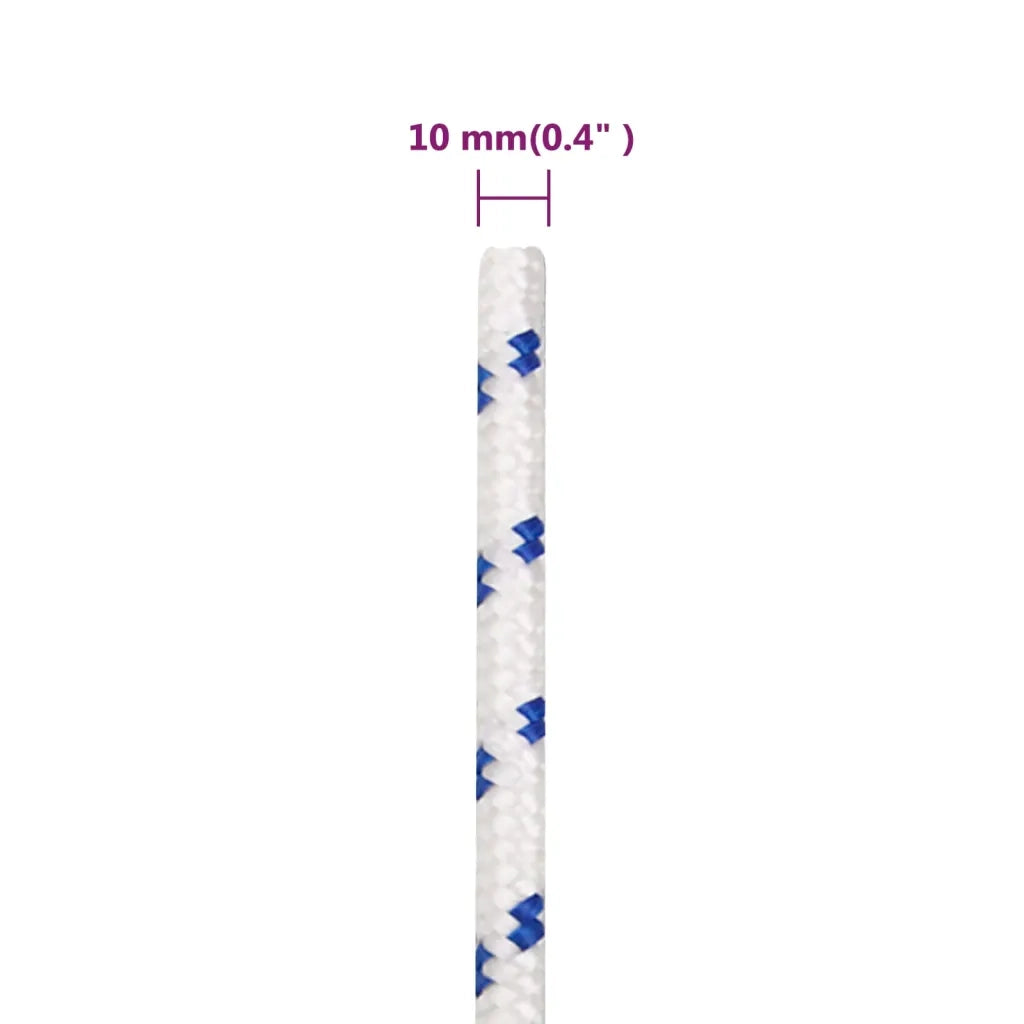 Corda per barca Bianca 10 mm 100 m in Polipropilene 152296