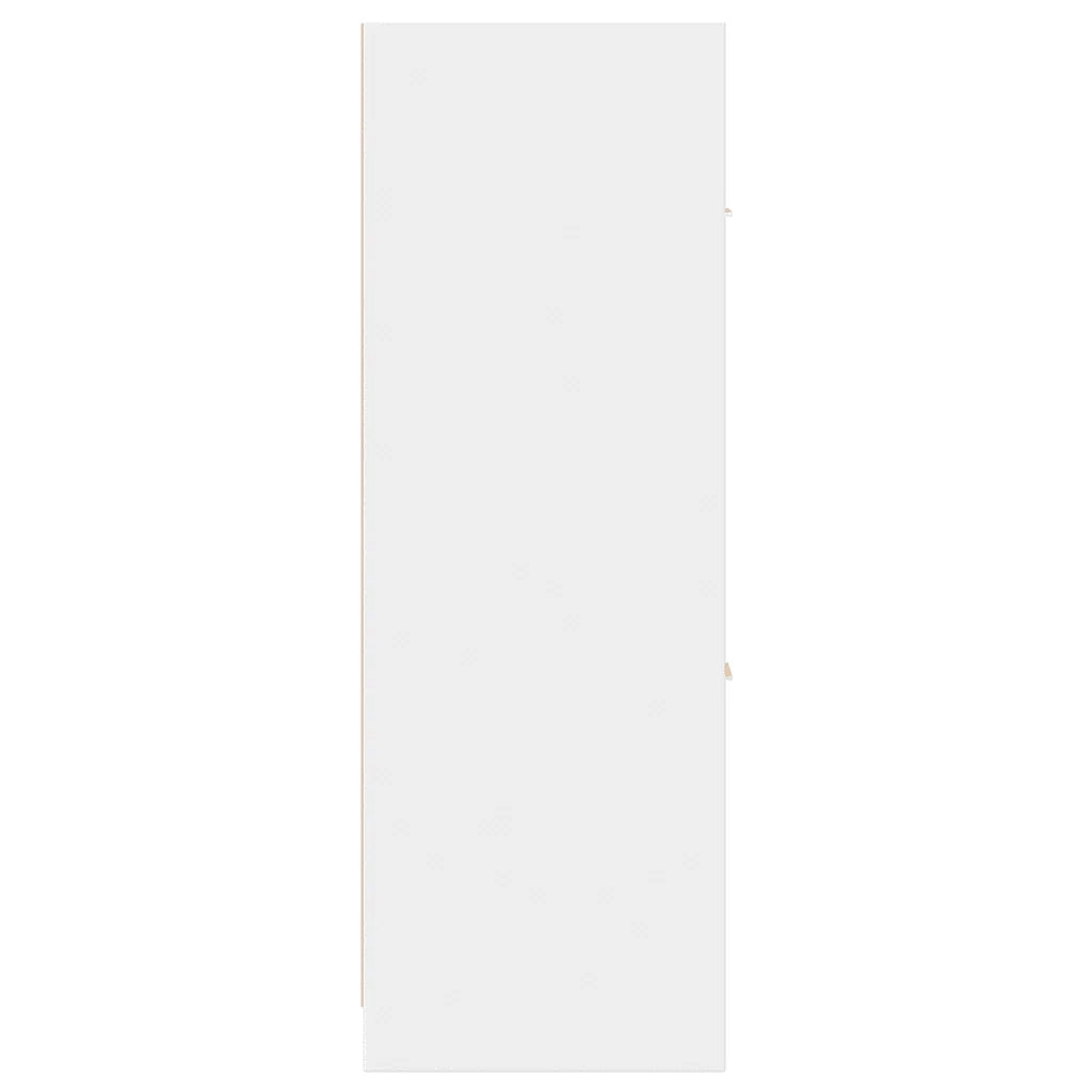 Mobiletto da farmacia multifunzionale contenitore 40 x 41 x 118 cm legno composito bianco 02_0050637