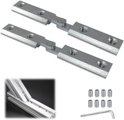 Profilati in alluminio premium 30x30 con viti M6 - Set da 2 pezzi - Connettori angolari - Routeconnector - Incluso chiave a vite e viti
