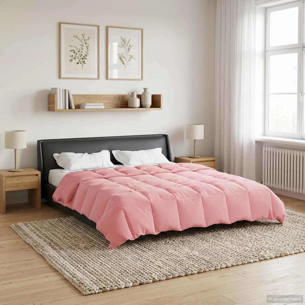 Piumino Letto Estivo 220 x 260 cm Estate Rosa Traspirante 42025951