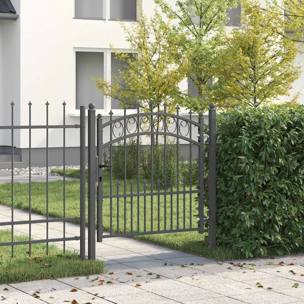 Cancello della recinzione con punte EMMEN 100 x 100 cm CFW9914134