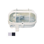 Plafoniera Pl Ovale Nera Griglia Syntesy 00541