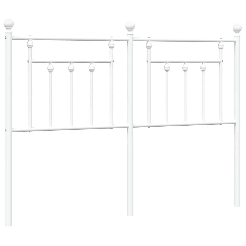 Testiera di Ricambio in Metallo Bianco 150 cm 353620