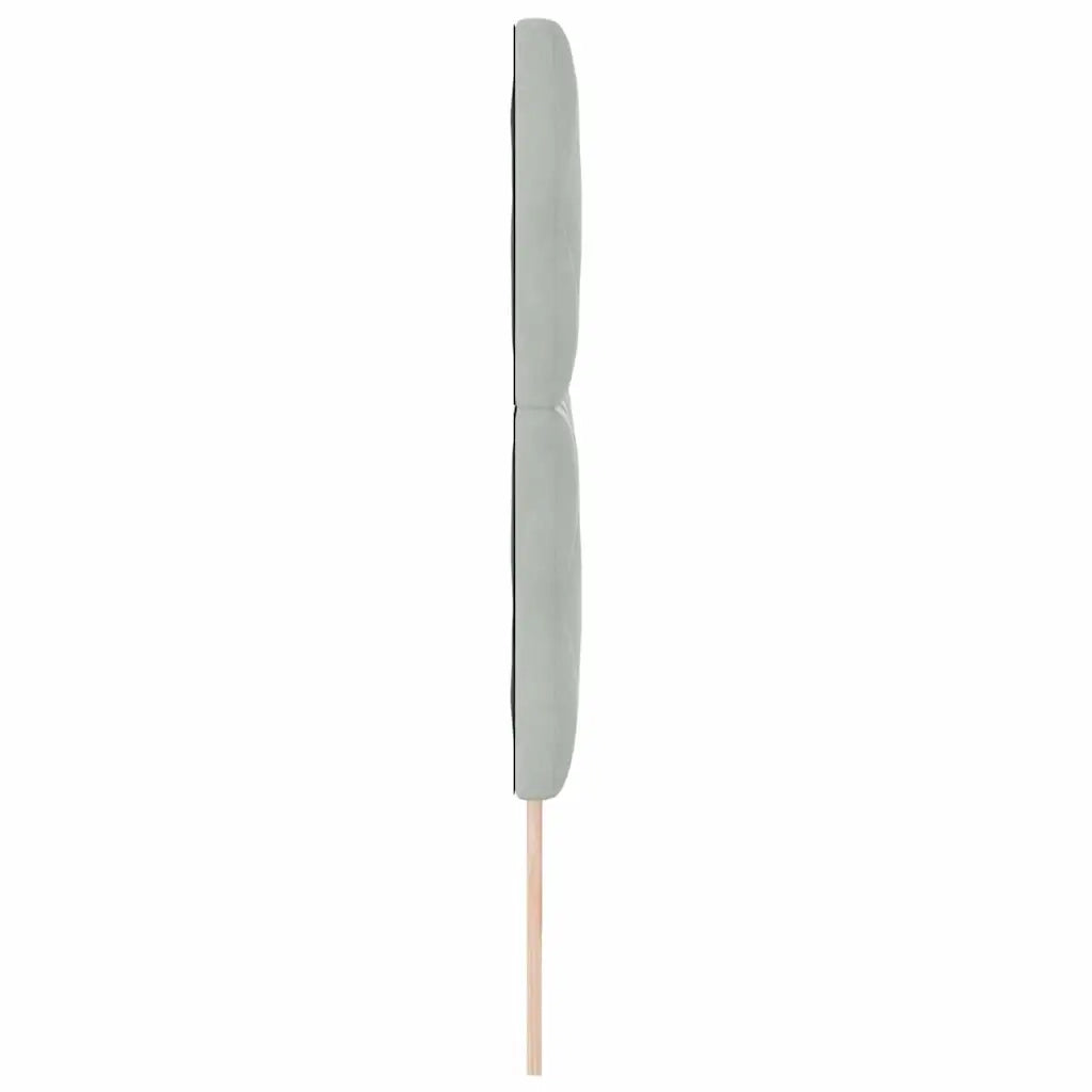 Testiera LED Grigio chiaro 200 cm Pelle Sintetica 3338560