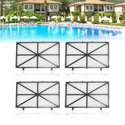 Set di filtri per piscina robotizzata - 4 pezzi - Filtro a tessuto a maglia finissima - Ideale per aspiratori di piscina - Filtrazione efficace...