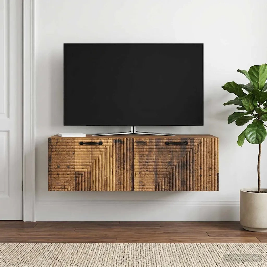 Mobile Porta TV da Muro Legno antico 98 x 41 x 30 cm 898703