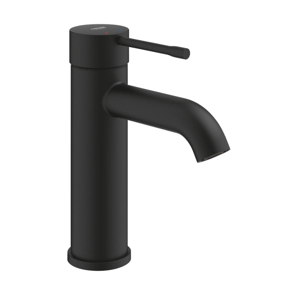 RUBINETTO MISCELATORE MONOCOMANDO NERO OPACO PER LAVABO SERIE ESSENCE - NERO OPACO - SU ORDINAZIONE  - GRO