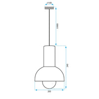 Lampada Da Soffitto APP1083-1CP