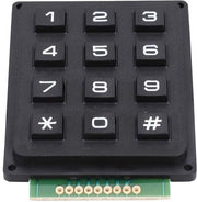 Tastiera Esterna 3x4 - Compacta e Spazievanzeggiante - 12 Tasti - Ideale per Progetti Elettronici - Per Microcontrollori