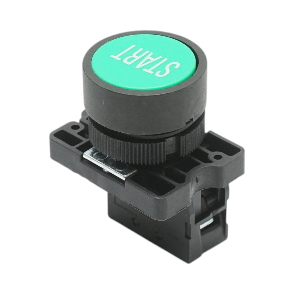 Pulsante START verde con ritorno 1NO, 400V/10A, LAY5 Breckner Germany
