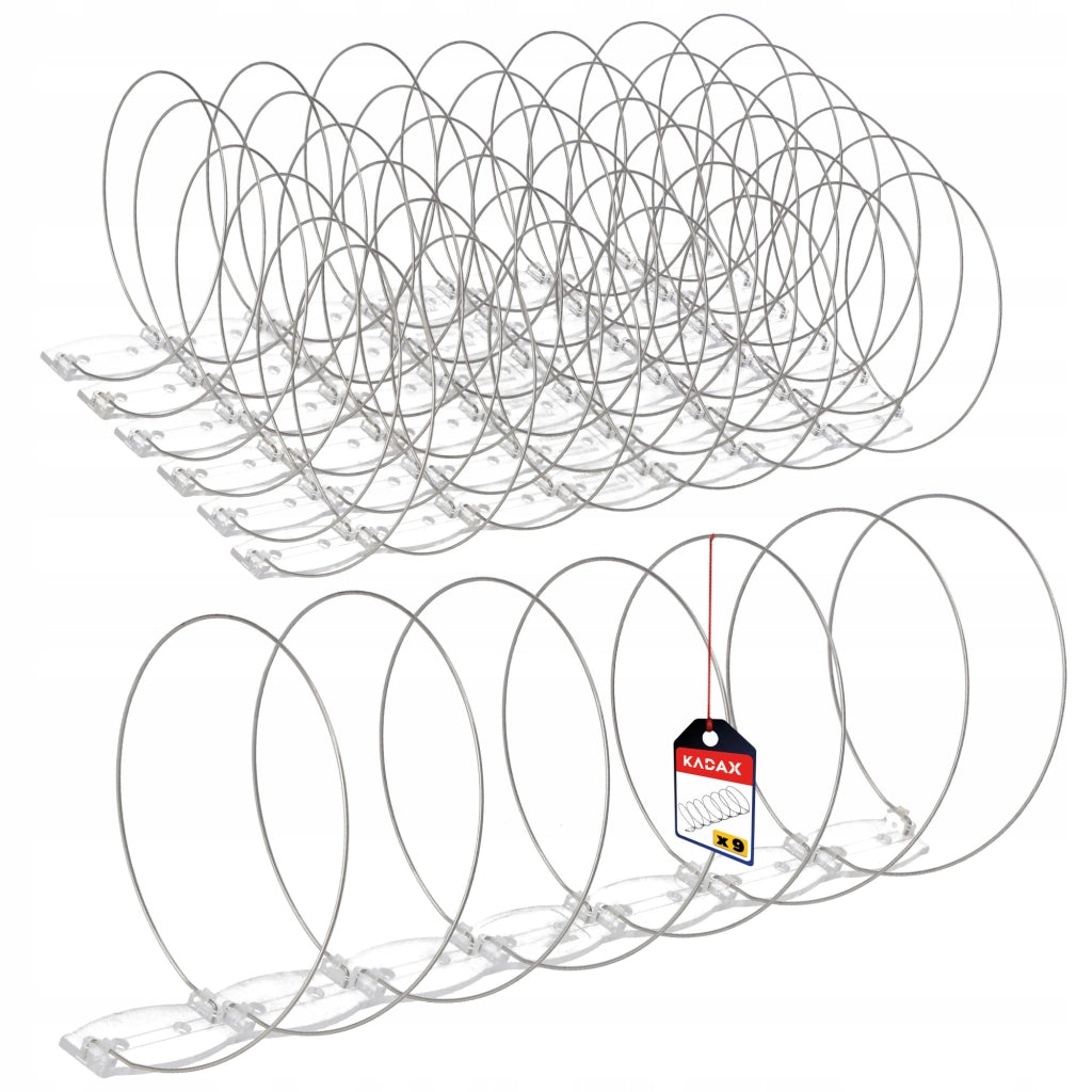 Spirali KADAX per uccelli, piccioni, dissuasori anti-uccelli, piccioni, corvi, 3M, 9 pezzi