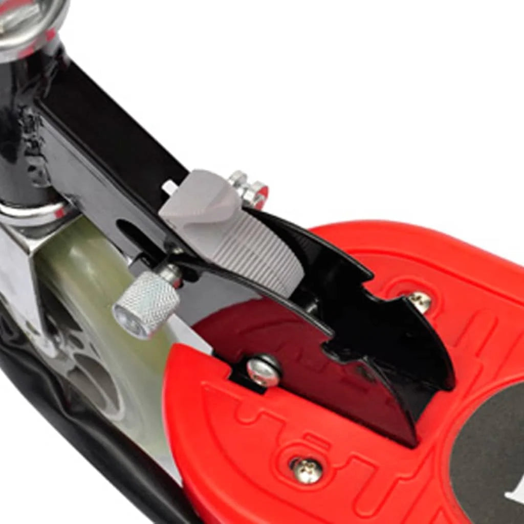Monopattino elettrico rosso e nero da 120 watt 02_0004595