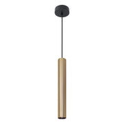 Lampada sospensione Lungomare oro/nero Ø10cm GU10 Polux