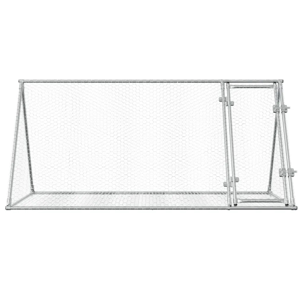 Conigliera Argento 200x105x91 cm in Acciaio Zincato 3281530