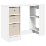 Scrivania | Tavolo da Ufficio Bianco 100 x 40 x 75 cm Legno multistrato