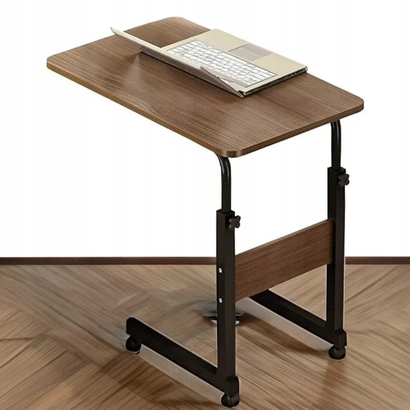 Scrivania regolabile in altezza, 60x40x68-83 cm, colore marrone, ergonomica e versatile.
