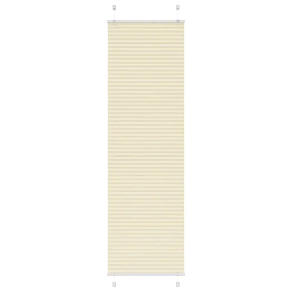 Tenda Plissettata Crema 55x200 cm Larghezza Tessuto 54,4 cm