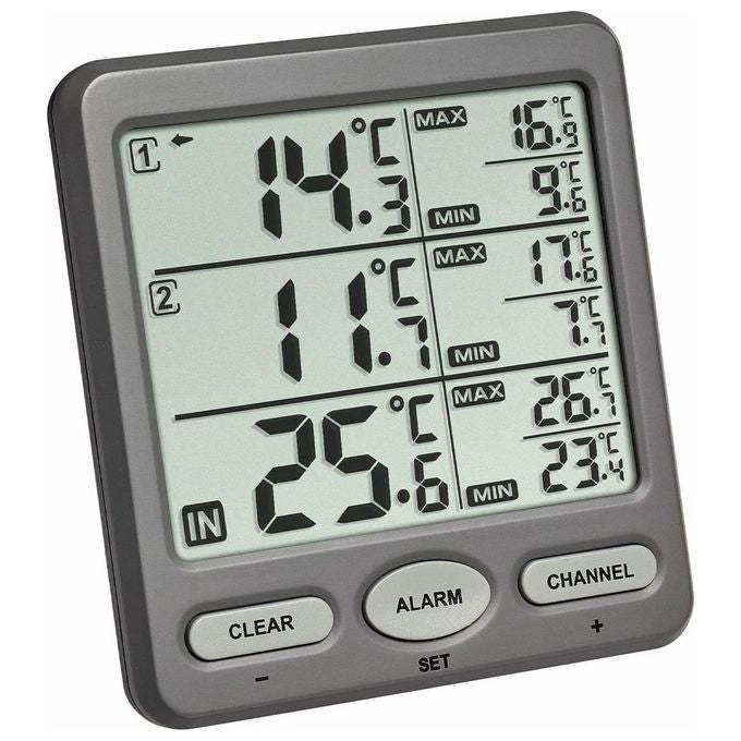 TFA-Dostmann 30.3062 Interno/esterno Sensore di temperatura Libera installazione Wireless