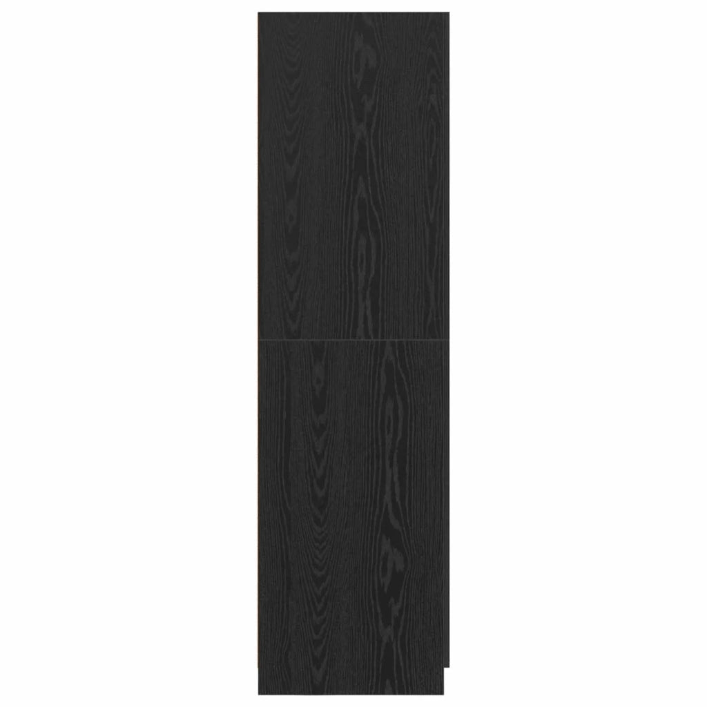 Guardaroba Rovere Nero 80 x 50,5 x 180 cm Legno multistrato 3333855