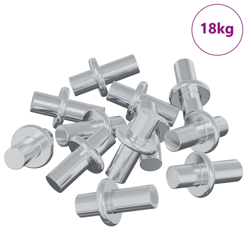 Gancio per Mensola 4500 pcs Argento 8,6 x 8,6 x 14,6 mm Acciaio 864614