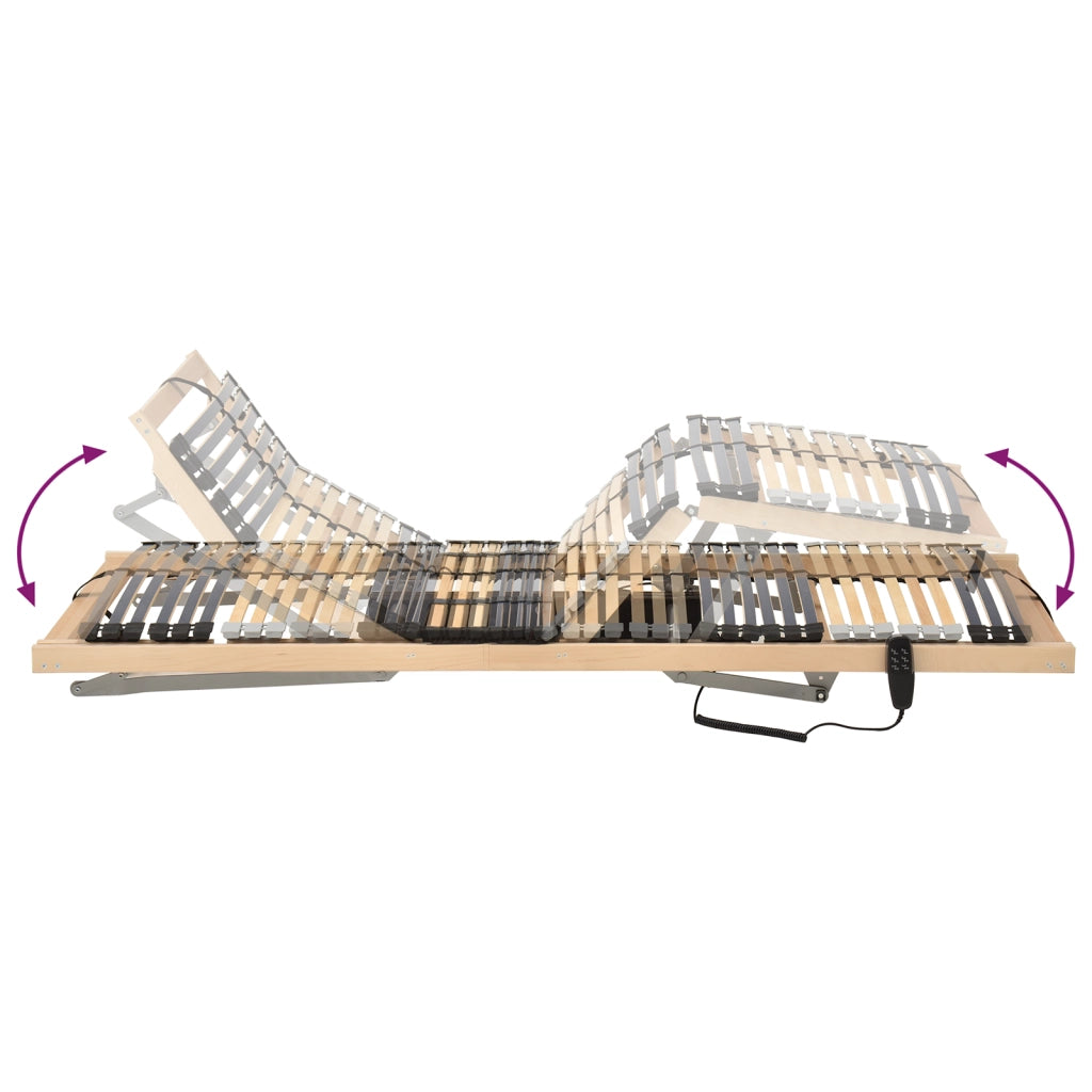 Rete Elettrica con Doghe 39 Doghe 7 Zone 80x190 cm