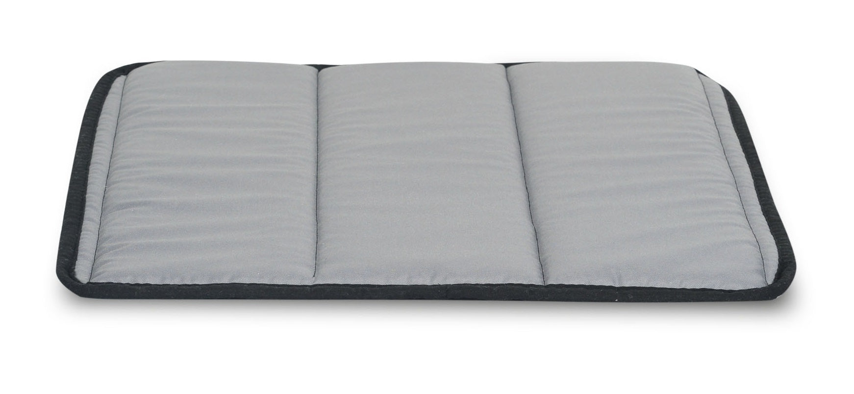 Cuscino trapuntato impermeabile AIO FACTORY 50x50 cm, cuscino da giardino grigio scuro