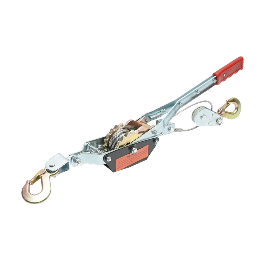 Verricello manuale da 2000 kg con cavo d'acciaio da 4,5 mm x 2,2 m Hoteche