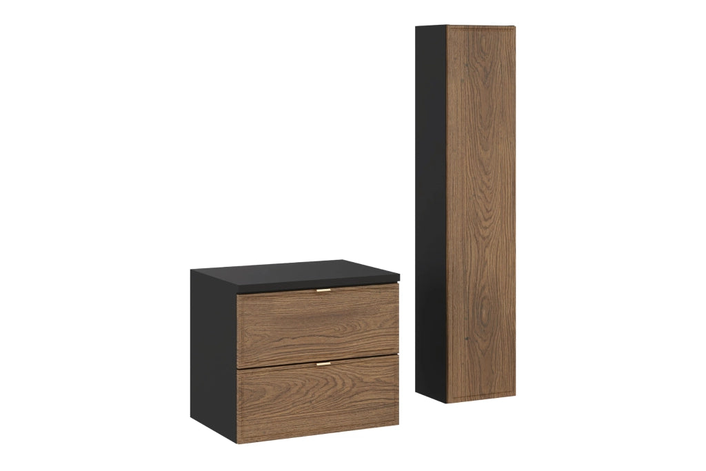 Set mobili bagno 60 cm con piano e Szafką wysoką Talia Casella 60 x 1401 x 46 cm