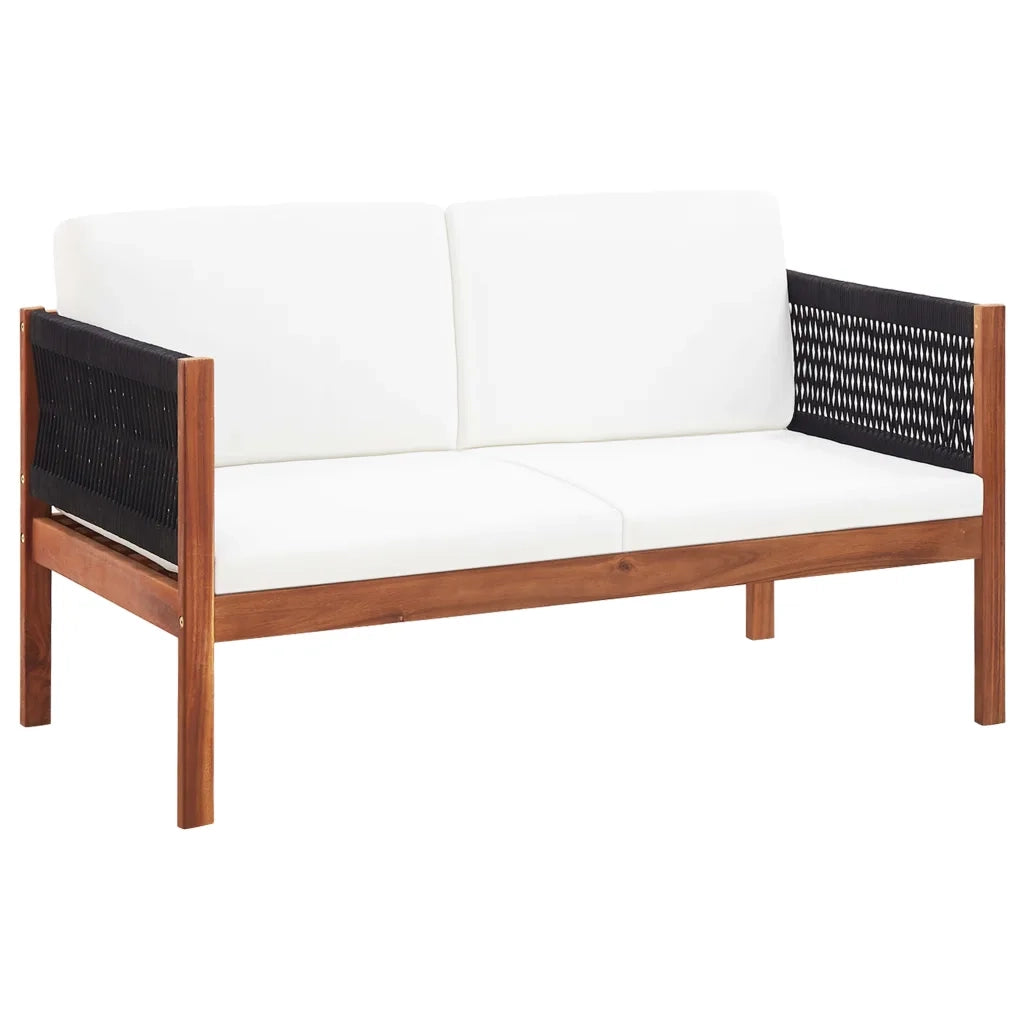 Set Divani da Giardino 4 pz in Legno Massello di Acacia cod mxl 35318