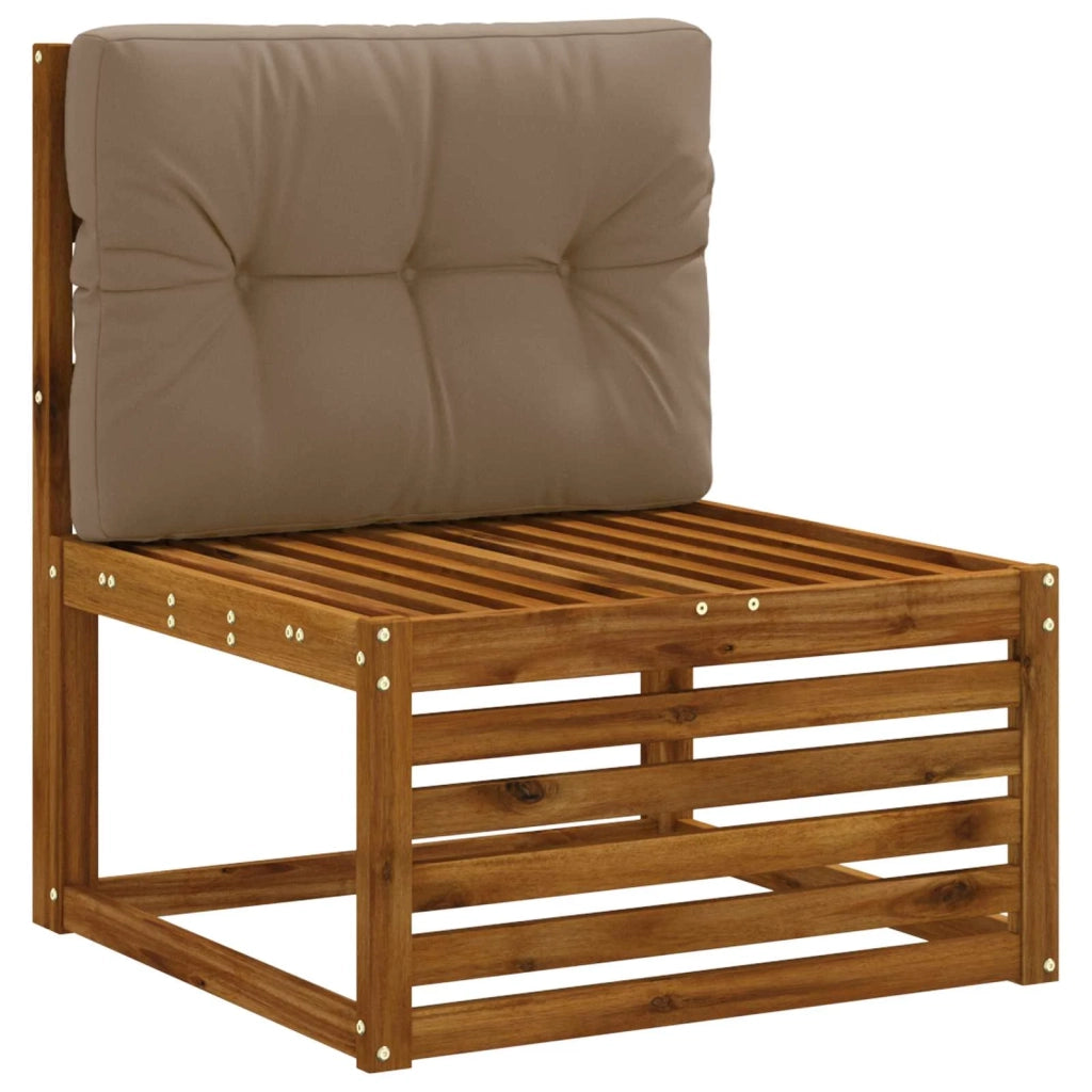Cuscino per schienale di pallet VIANEN 100% Poliestere Tortora 953436
