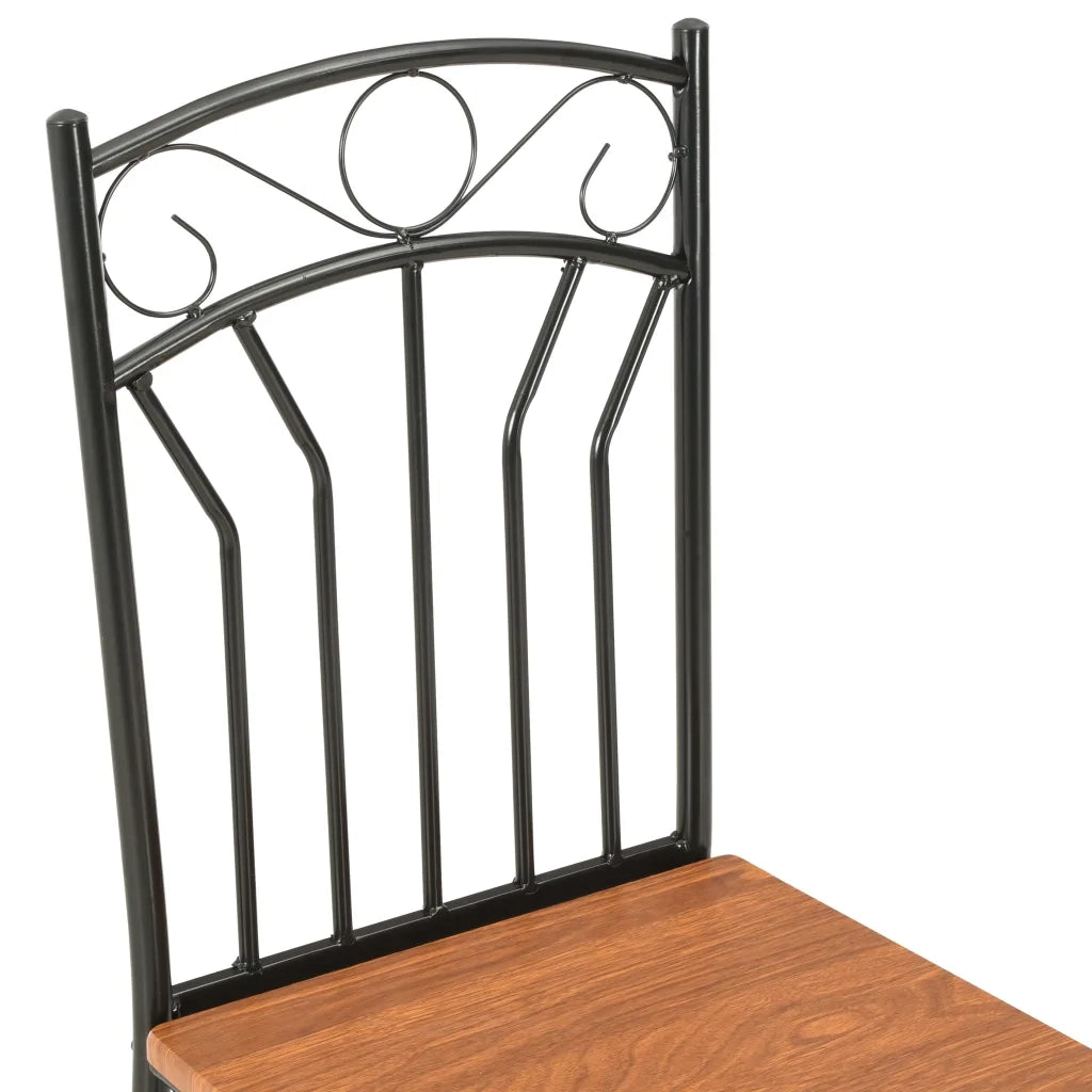 Sedie per Sala da Pranzo 6 pz Marroni in MDF cod mxl 64062