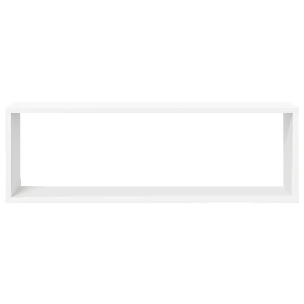 Mensole Parete a Cubo 4pz Bianco 80x15x26,5cm Truciolato cod mxl 33337