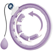 Cerchio Hula Hoop con Peso e Contatore ¨C Zephmum ¨C Viola 76-113cm