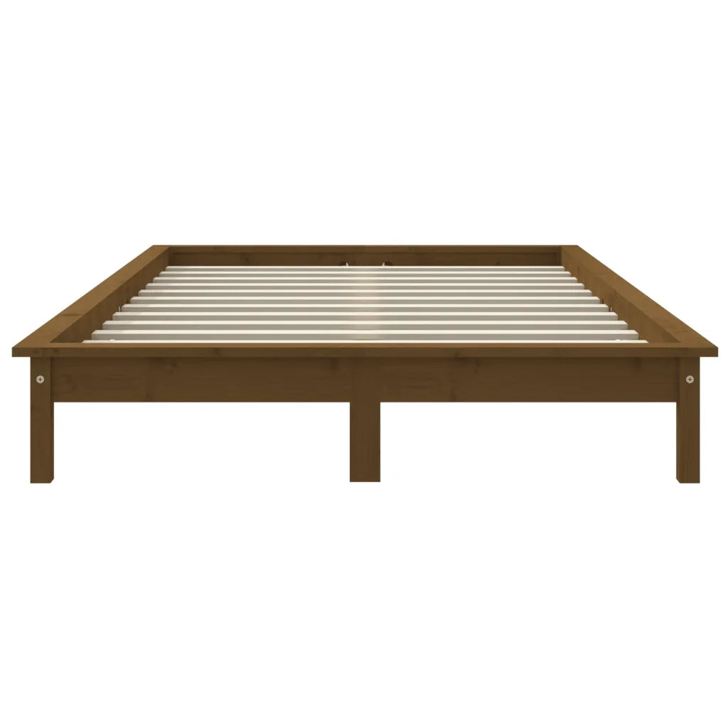 Giroletto senza Materasso-Struttura Letto Ambra 200x200 Legno Massello 471798
