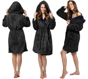 Accappatoio Jordan Navy Grey M