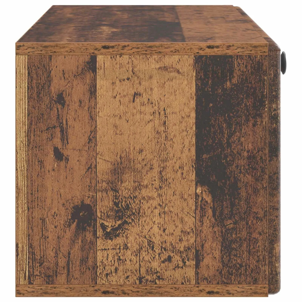 Mobile Porta TV da Muro 98 x 31 x 30 cm Legno antico 899243