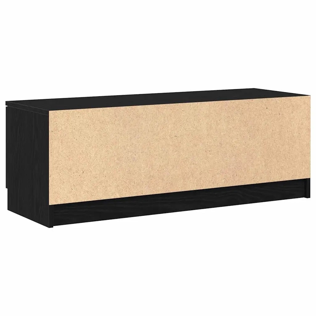 Mobile TV Rovere Nero 102 x 35 x 36,5 cm Legno multistrato 862770