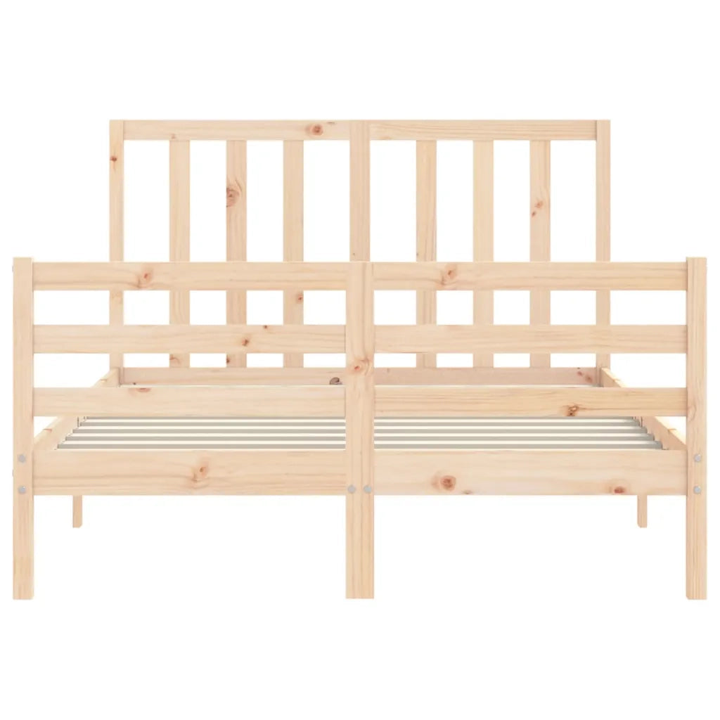 Giroletto senza Materasso-Struttura Letto 120x200 cm in Legno Massello di Pino 744730