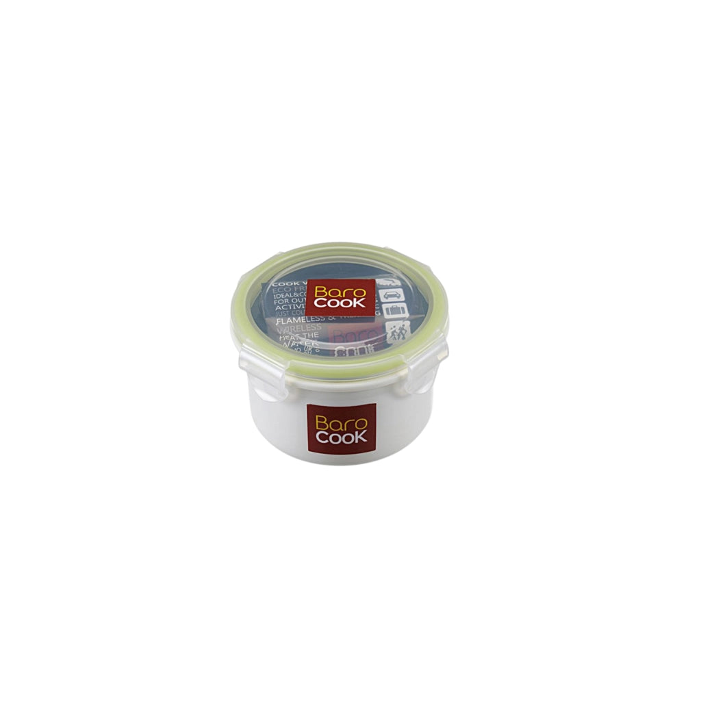 Contenitore per pasti rotondo autoriscaldante - Barocook - Capacità: 270 ml