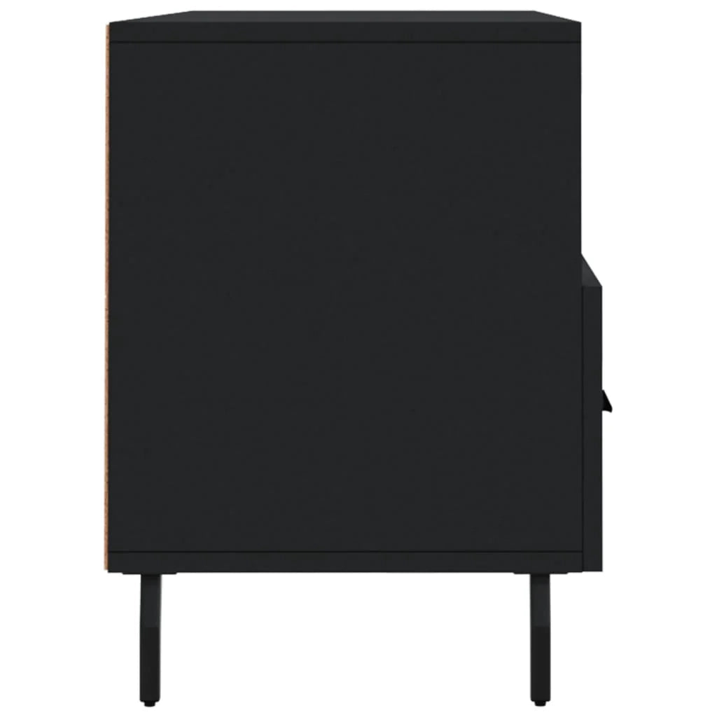 Mobile TV multimediale scaffale TV mobile TV sala da pranzo soggiorno camera da letto 102 x 36 x 50 cm legno ingegnerizzato nero 02_0025608