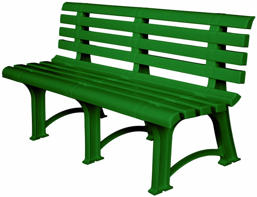 PANCHINA ATENA cm. 149x51x73 h col. Verde