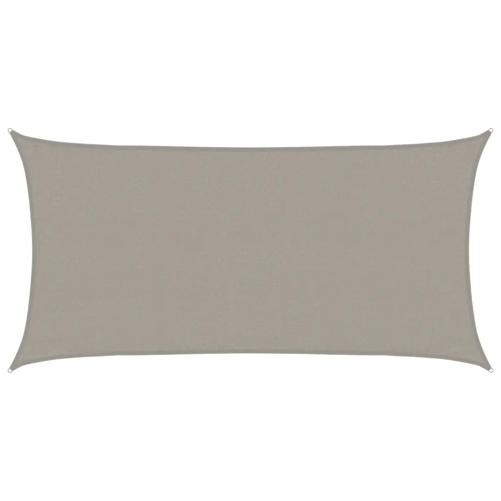 Vela Parasole 160 g/m² Rettangolare Grigio Chiaro 3x6 m in HDPE 4001987