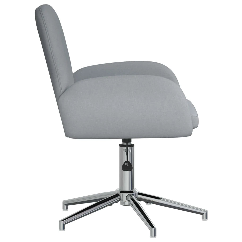Sedie da scrivania girevoli 6 pz 54 x 58 x 90 cm Grigio Chiaro 3428311