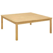 Tavolino da salotto Acacia chiaro 110 x 110 x 45 cm