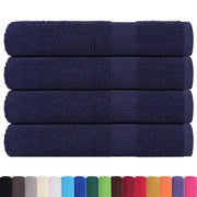 Asciugamani FROGN 4 pz Blu Navy 100x200 cm 360 g/m² 136795