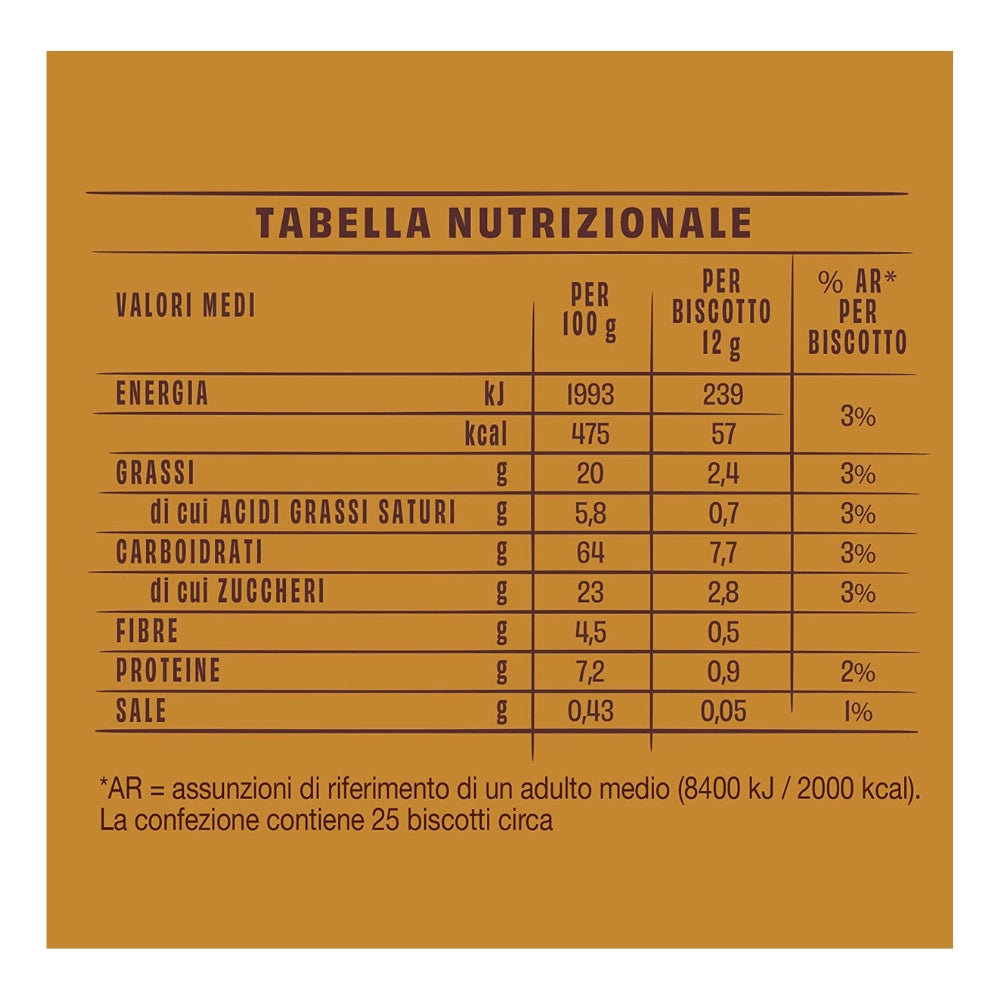 Gocciole caramel biscotti al caramello e cioccolato pavesi confezione da 300 gr