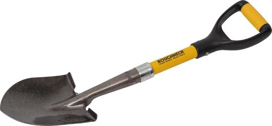 Micro scopa 690 mm - Ideale per scavare e zappare in spazi ristretti - Manico ergonomico e lama in acciaio carbonio