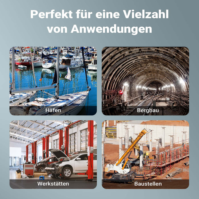 Paranco a catena manuale V21-1, capacità di carico 1 t, altezza di sollevamento 3 m, leggero e compatto, per impieghi gravosi