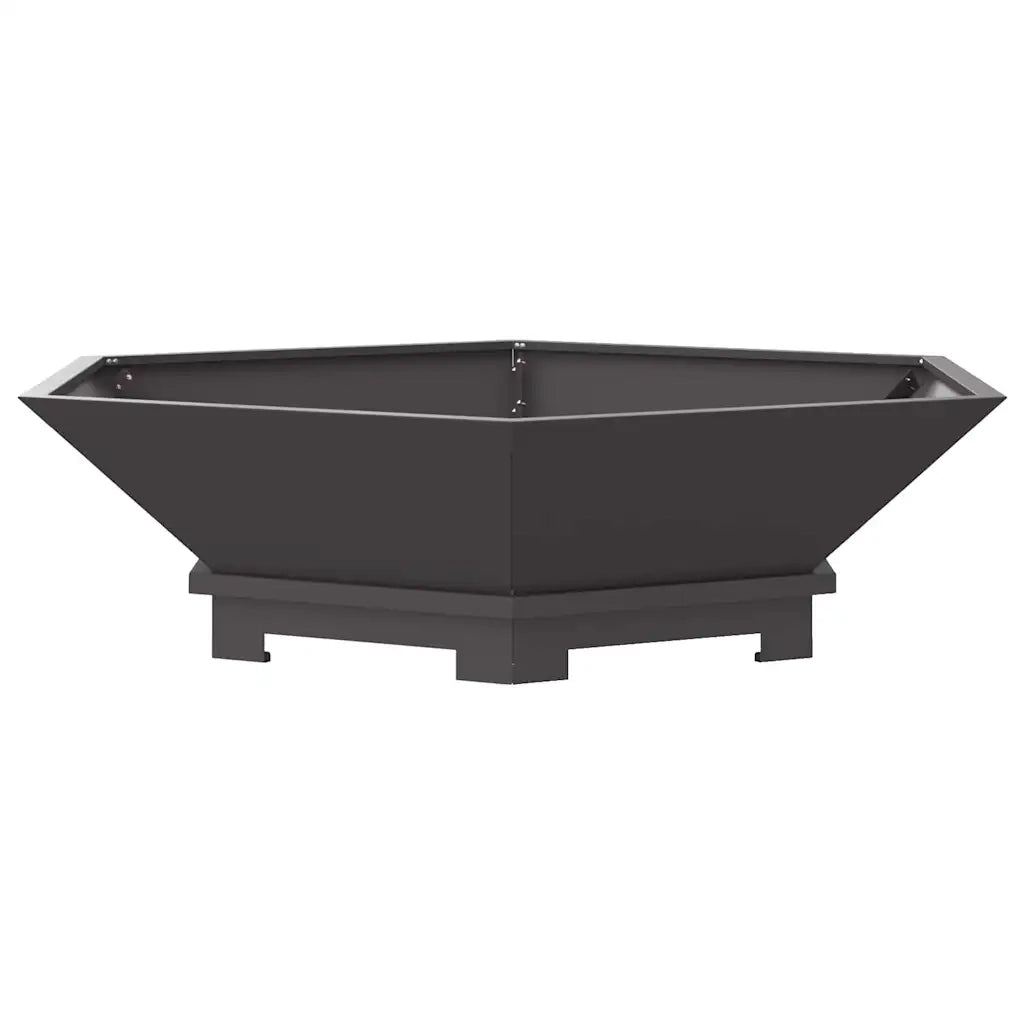Focolare Nero 100 x 100 x 28 cm Acciaio CFW9784795
