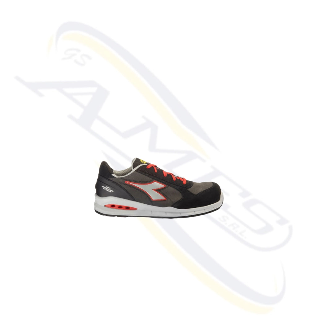DIADORA “RUN NET” AIRBOX S3 GRIGIO ASFALTO/ARGENTO/ROSSO Taglia: 45
